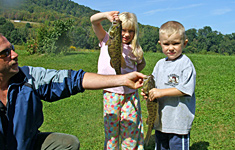 Fishing on the Susquehanna River at Pine Crest Campground