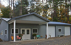 Office and recreation hall at Pine Crest Campground